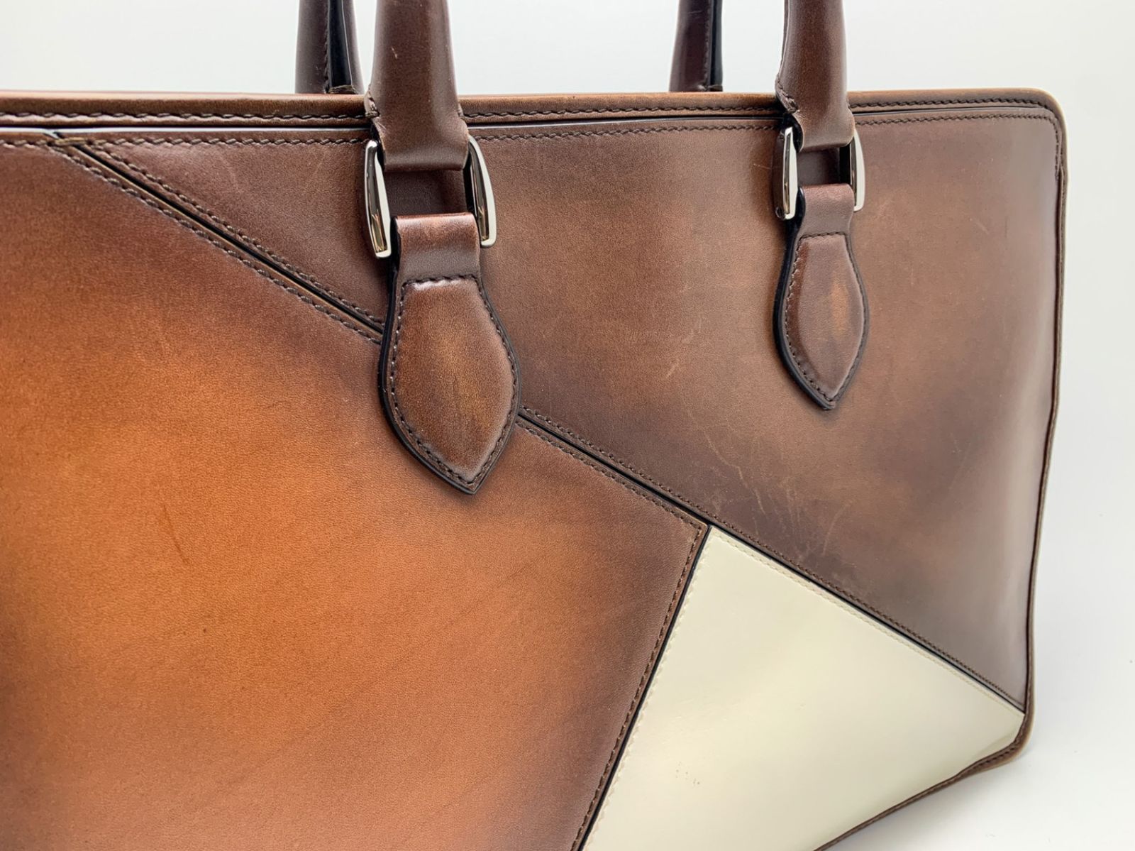 BERLUTI ベルルッティ バイカラー ブラウン系 アンジュール