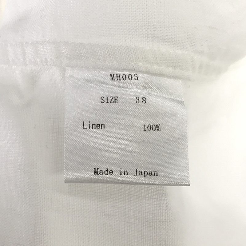 madameH CLOSET / マダムエイチクローゼット | リネン スタンダードシャツ | 38 | ホワイト | レディース madameH CLOSET / マダムエイチクローゼット | リネン