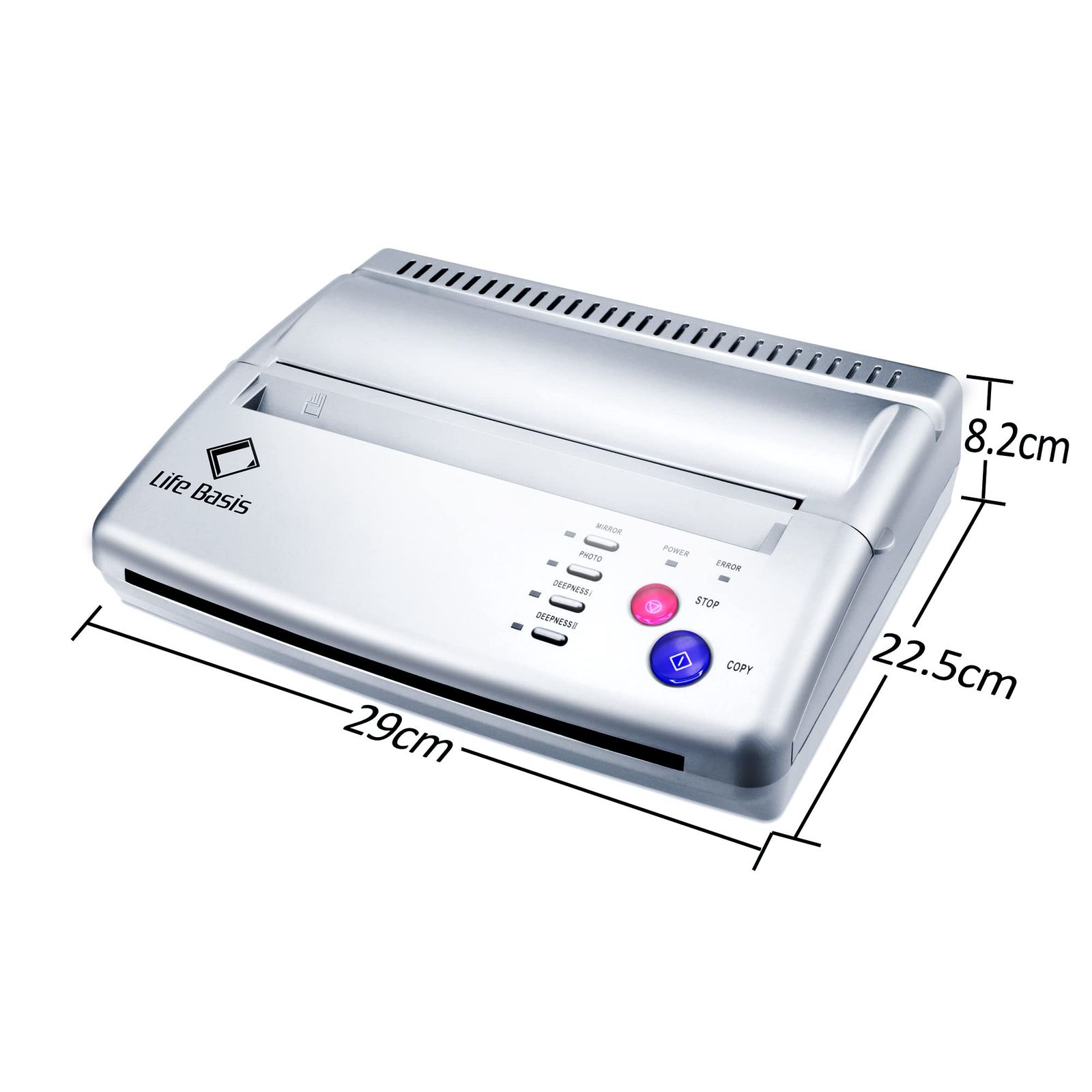 アップデートバージョンとタトゥーステンシルマシンサーマルコピー機プリンター永久転送入れ墨