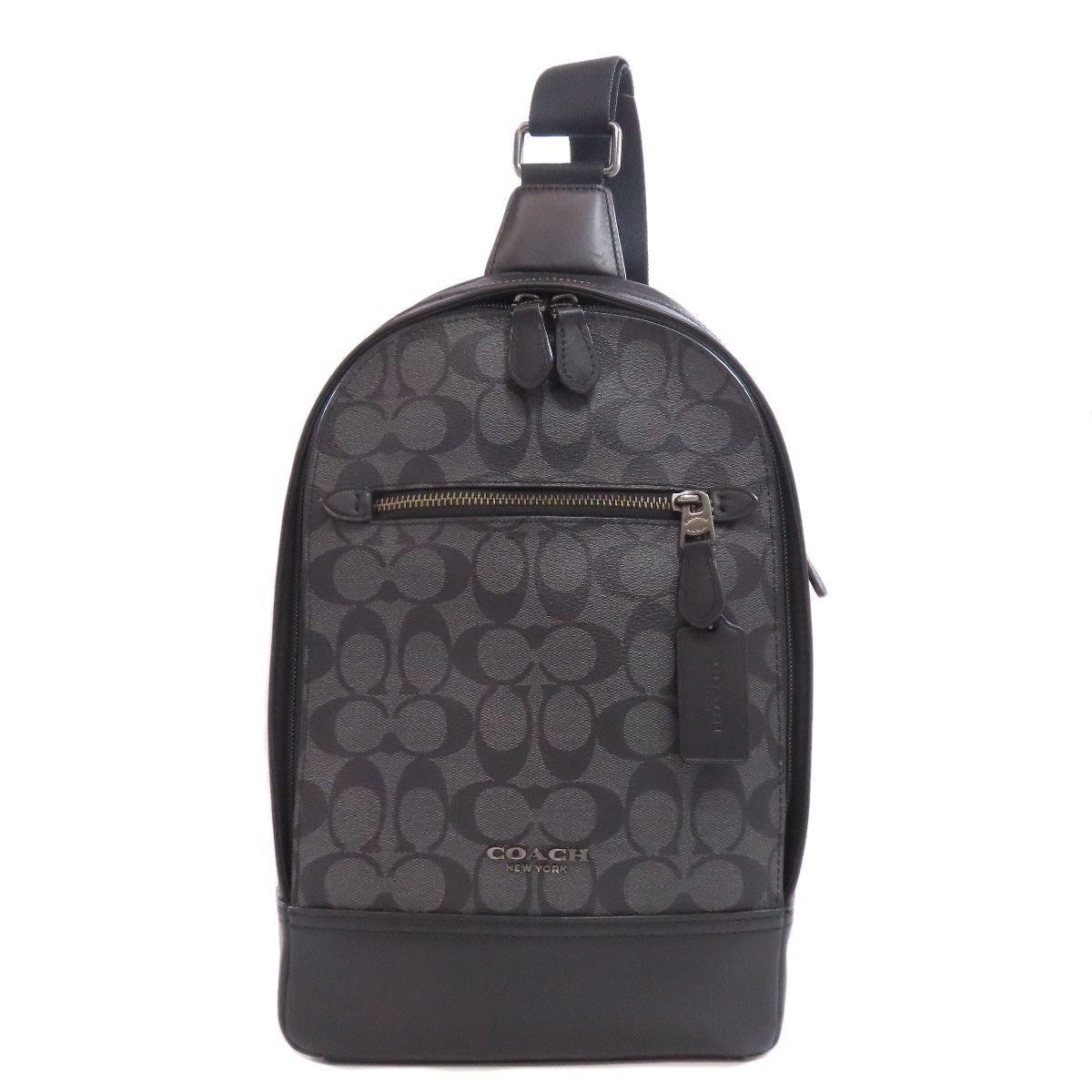 【極美品】COACH コーチ ボディバッグ F37573 シグネチャー PVC COACH コーチ F37573 ボディバッグ シグネチャー ボディバッグ