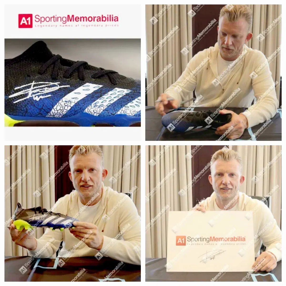 ダーク カウィット リヴァプール オランダ レジェンド 直筆 adidas アディダス プレデター 付属品完備 A1