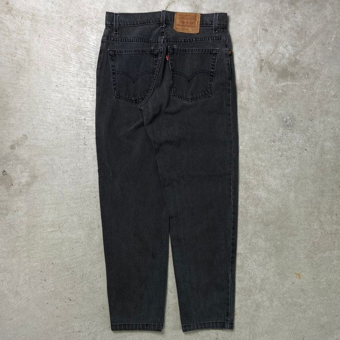 90年代 USA製 Levi's リーバイス 550 ブラックデニムパンツ