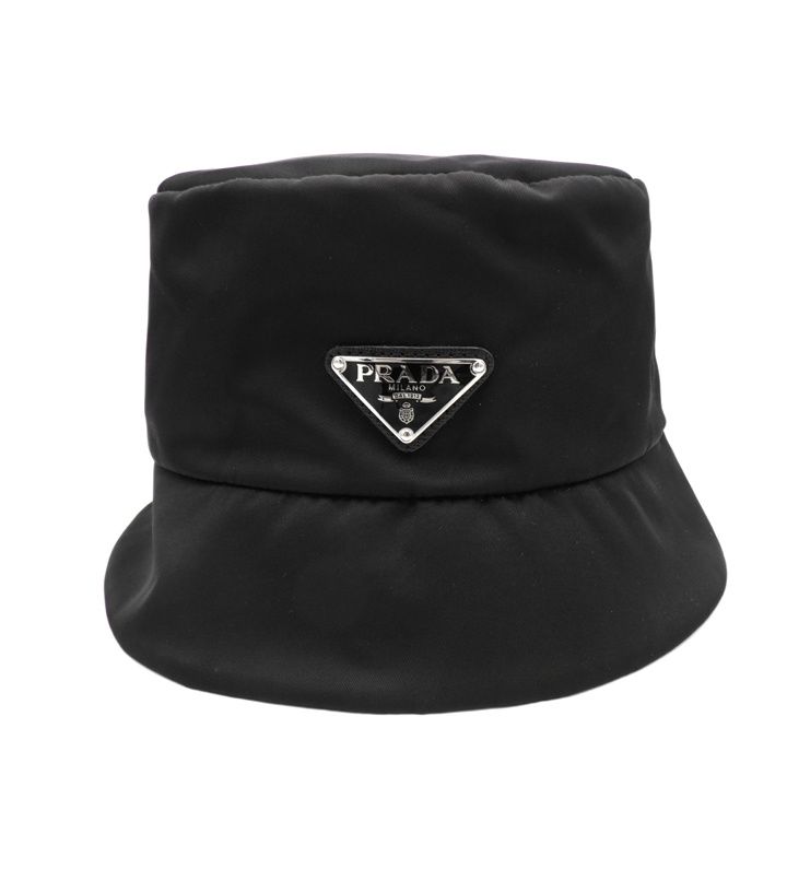 プラダ PRADA × アディダス adidas Re Nylon 2HC137 トライアングル ロゴ ナイロン バケット ハット 43840