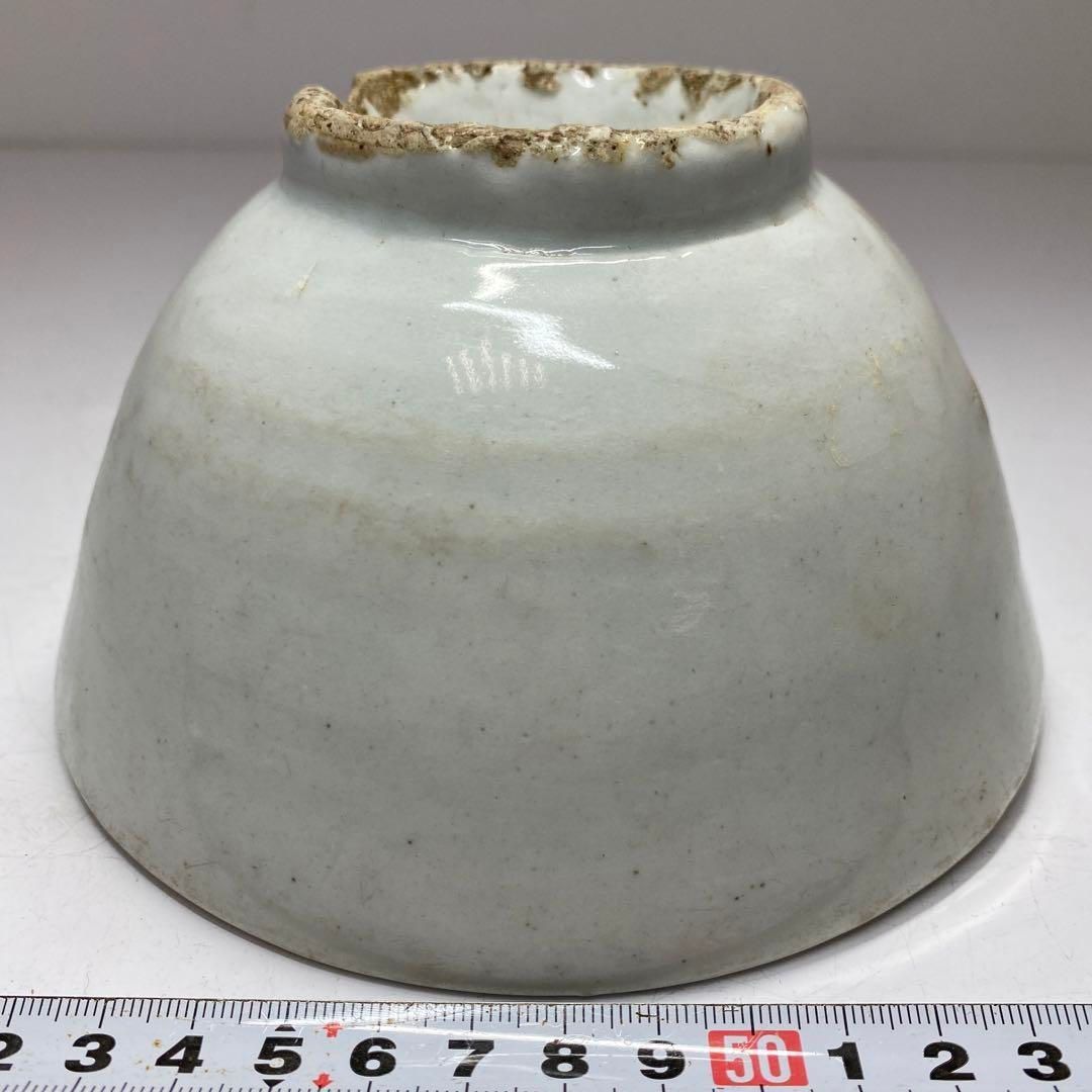 朝鮮古美術 李朝白磁茶碗D