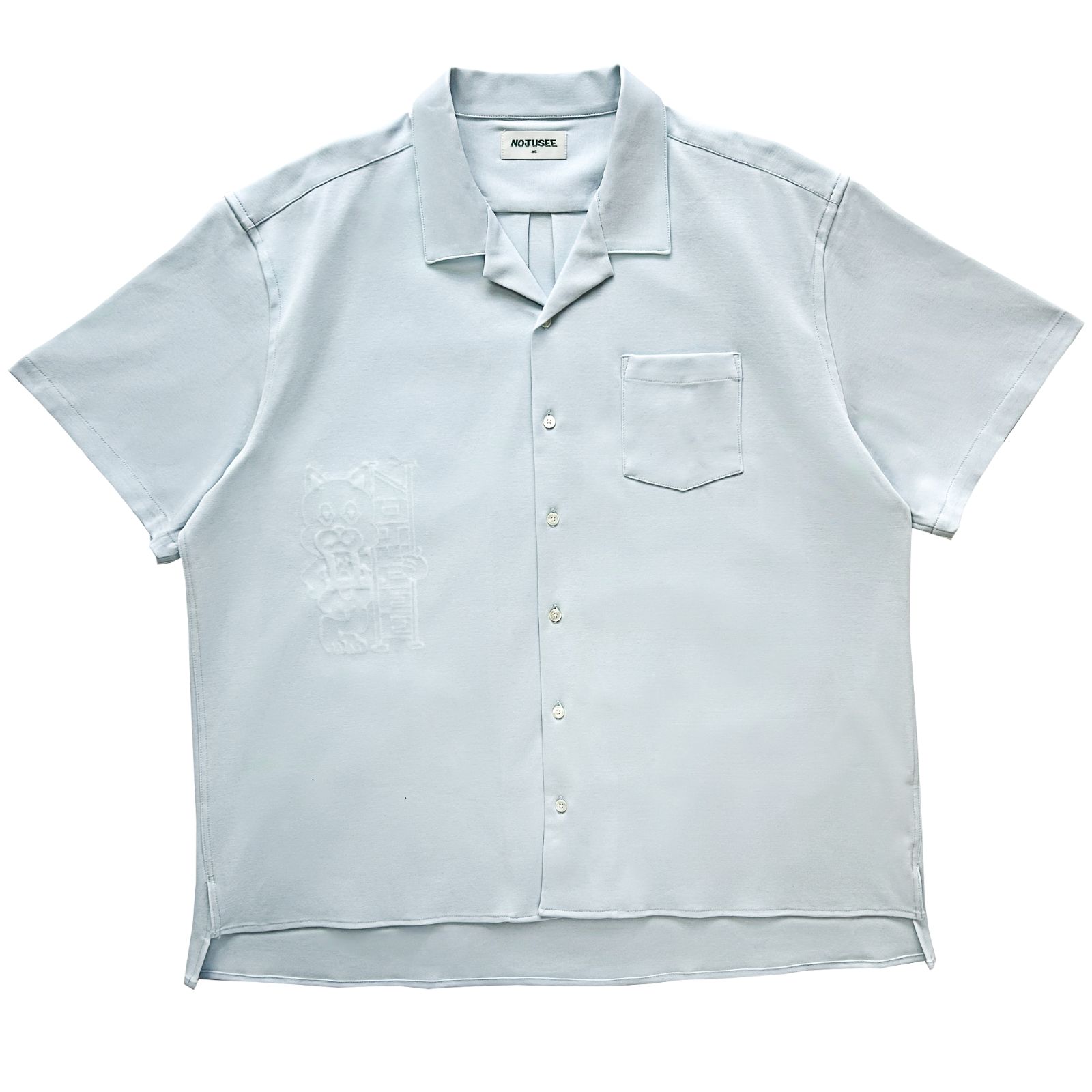 NOJUSEE×FUSE Open collar shirt /  Print Ver.1
