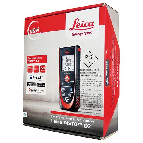 BFJ1043762 ライカ ディストD2 タジマ DISTO-D2BT Bluetootn搭載で測った距離をスマホに送信できます 距離測定用レーザー距離計 BFJ1043762