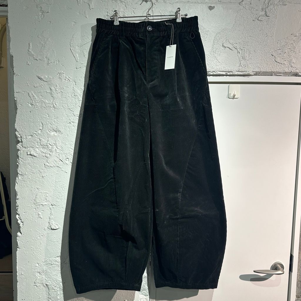 CLESSTE クレスト 24AW WOOL CORDUROY MASSIVE TWISTED PANTS コーデュロイパンツ CLS-PT-2426 OLIVE ダークグリーン size 2 表参道A09