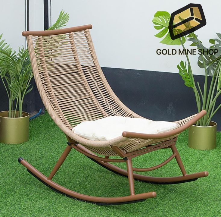 ロッキングチェア リクライニングチェア 150kg耐荷重 多機能ロッキング