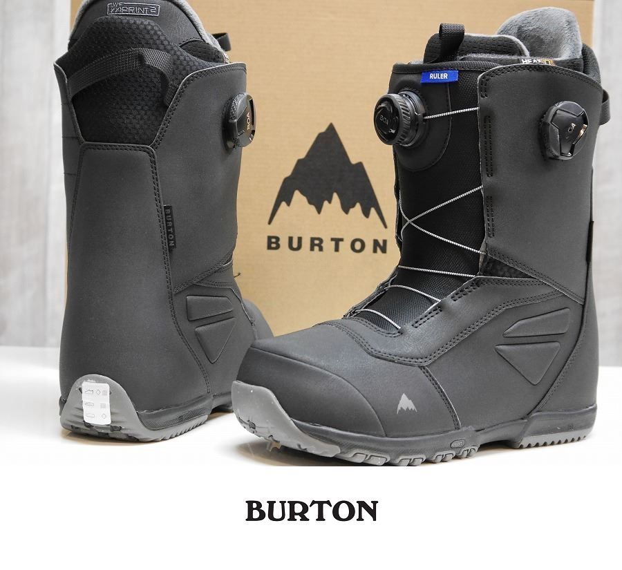26 BURTON RULER BOA WIDE - 27.5 Black 正規品 保証付 スノーボード ブーツ ダブルボア