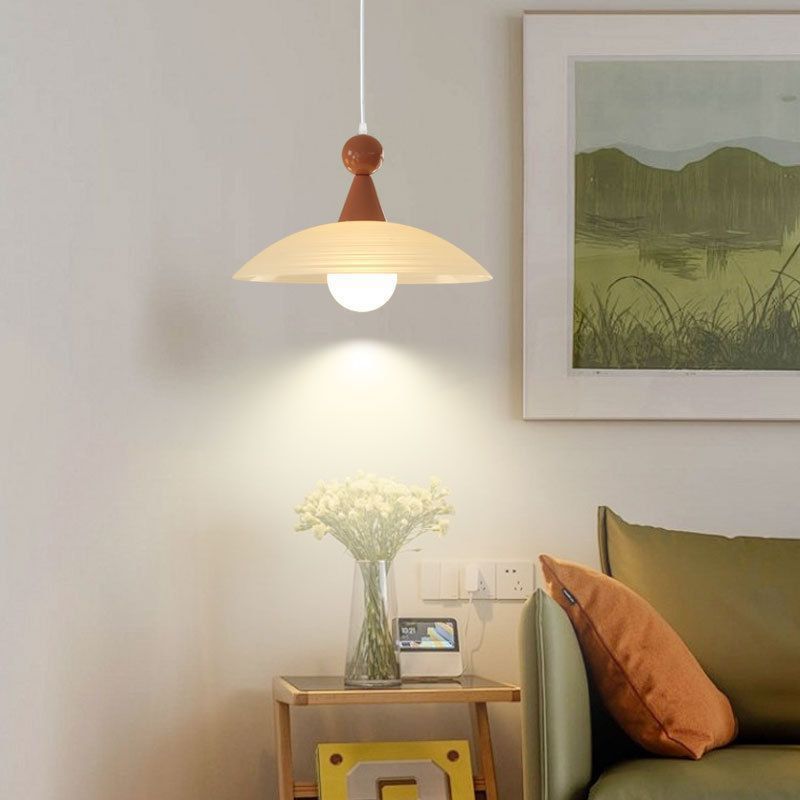 ペンダントライト プリーツ レトロ LED対応 天井照明器具 北欧