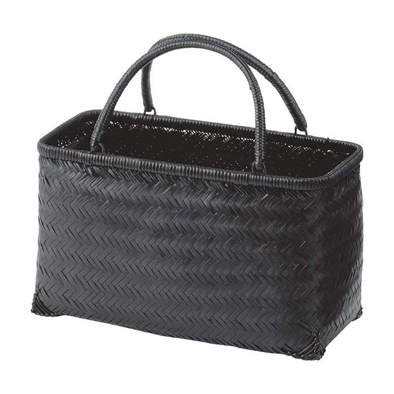 ちどり産業(Tidorisangyou) かご ブラック 34X12Xh34cm 和かご