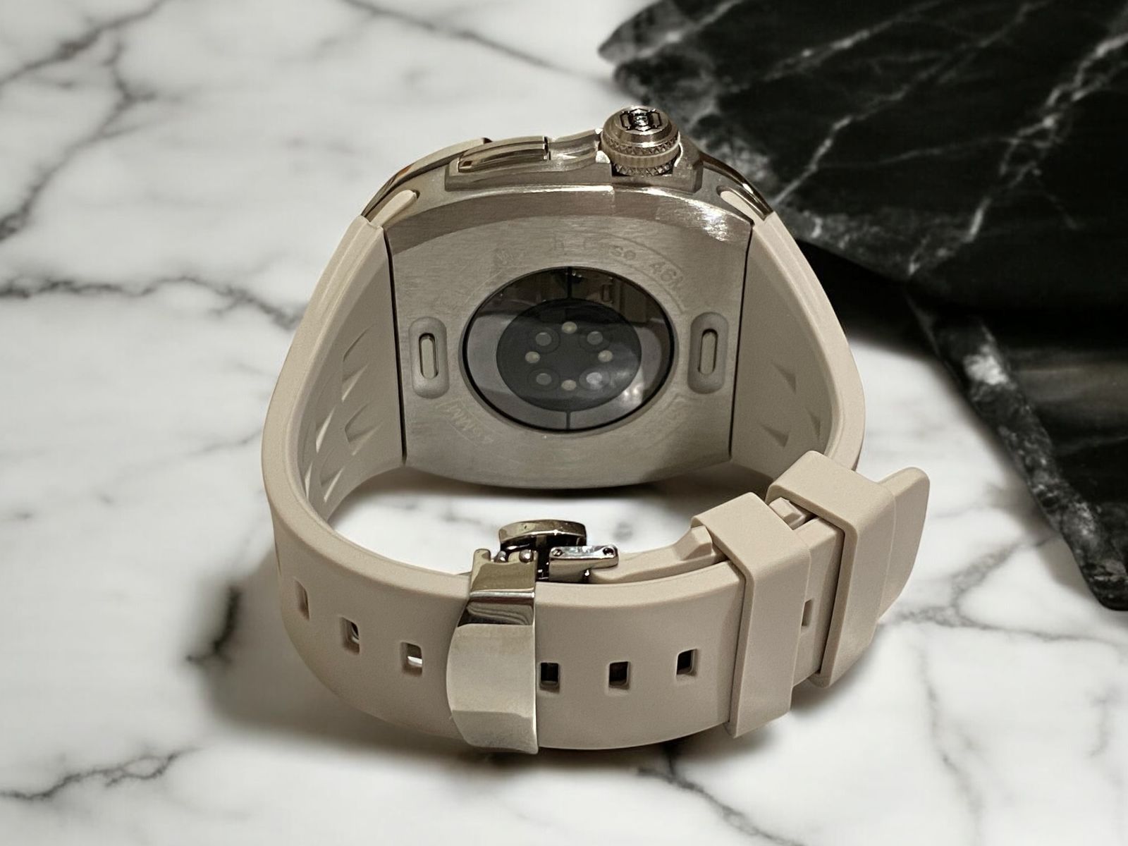 Watchラバーバンドベルト メタル
