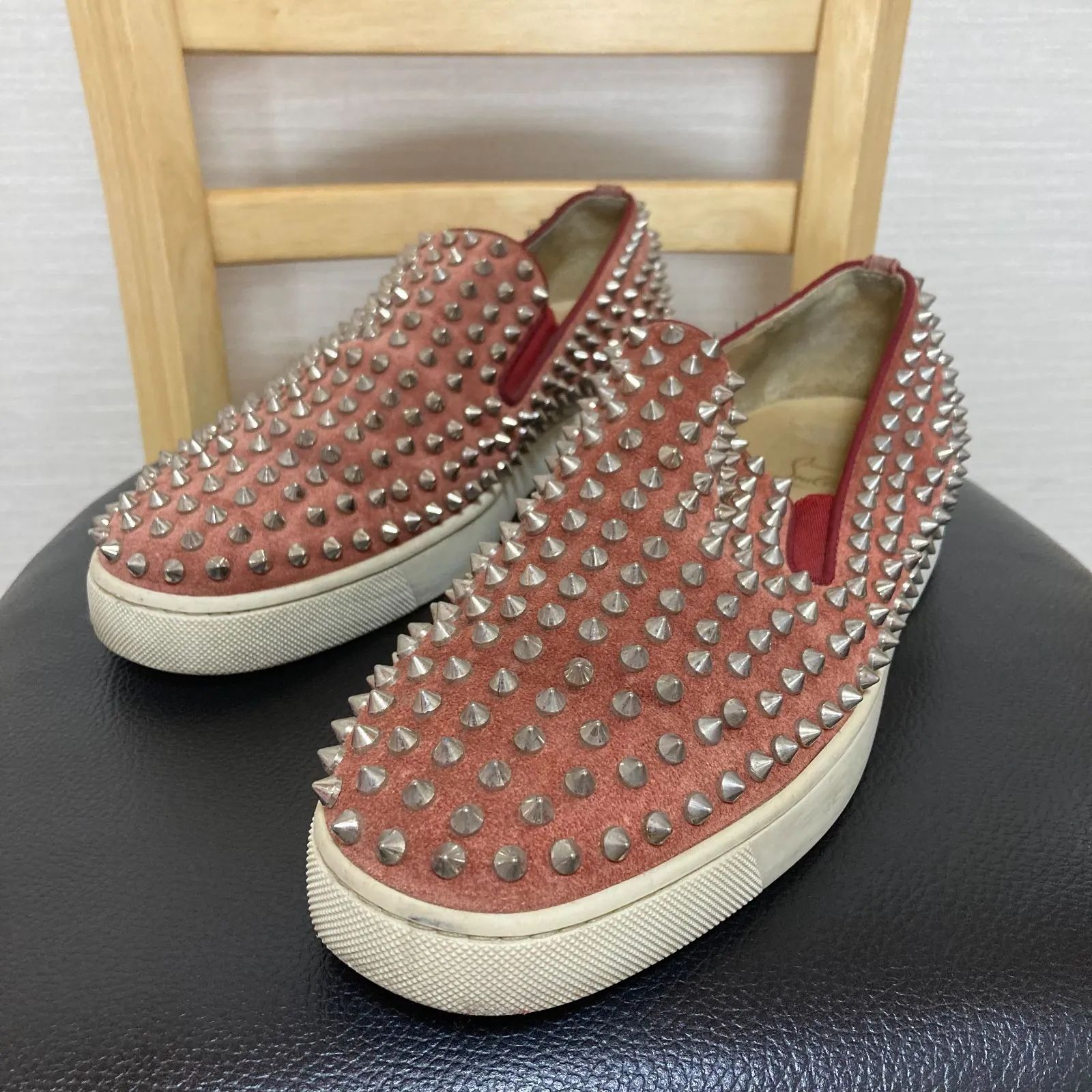 クリスチャン ルブタン ローラーボート スリッポン スニーカー 42 1/2