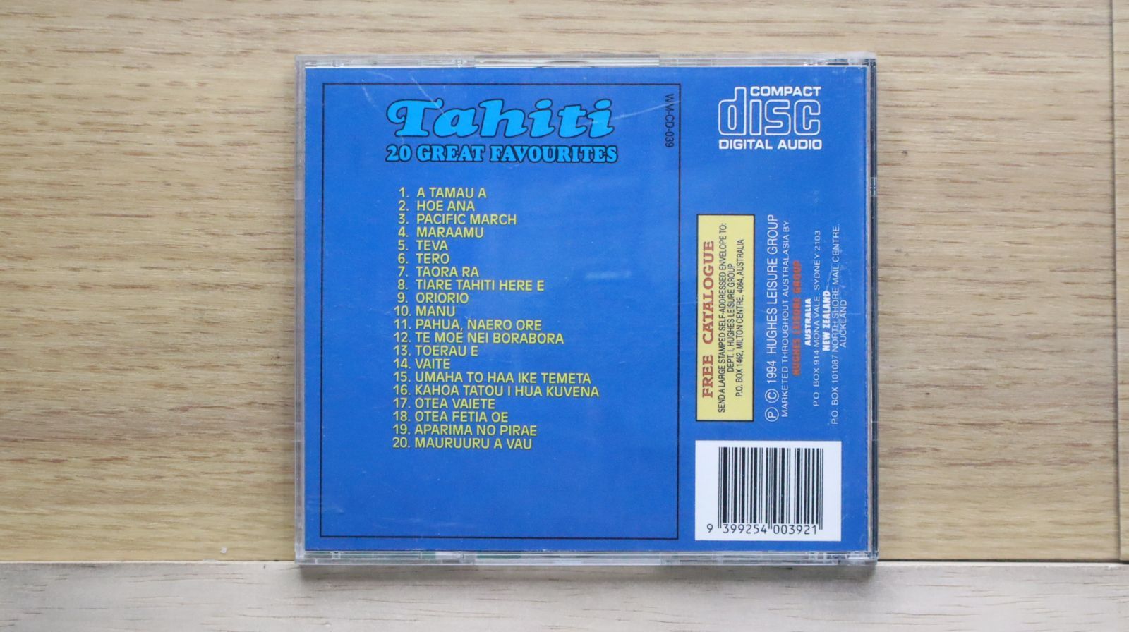 輸入盤CD☆オムニバス/Various Artists□ Tahiti - 20 Great