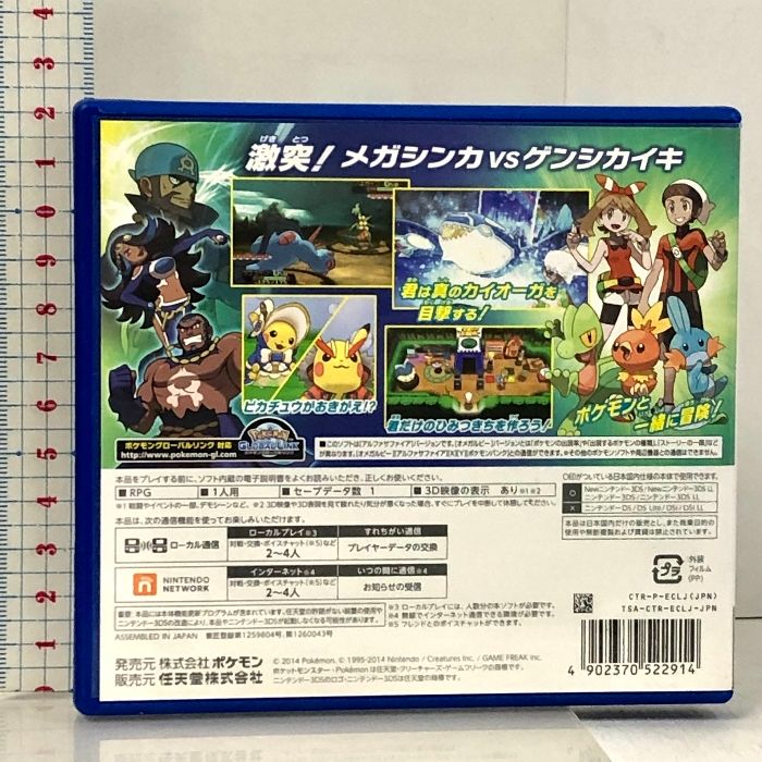 ポケットモンスター アルファサファイア 任天堂 NINTENDO 3DS