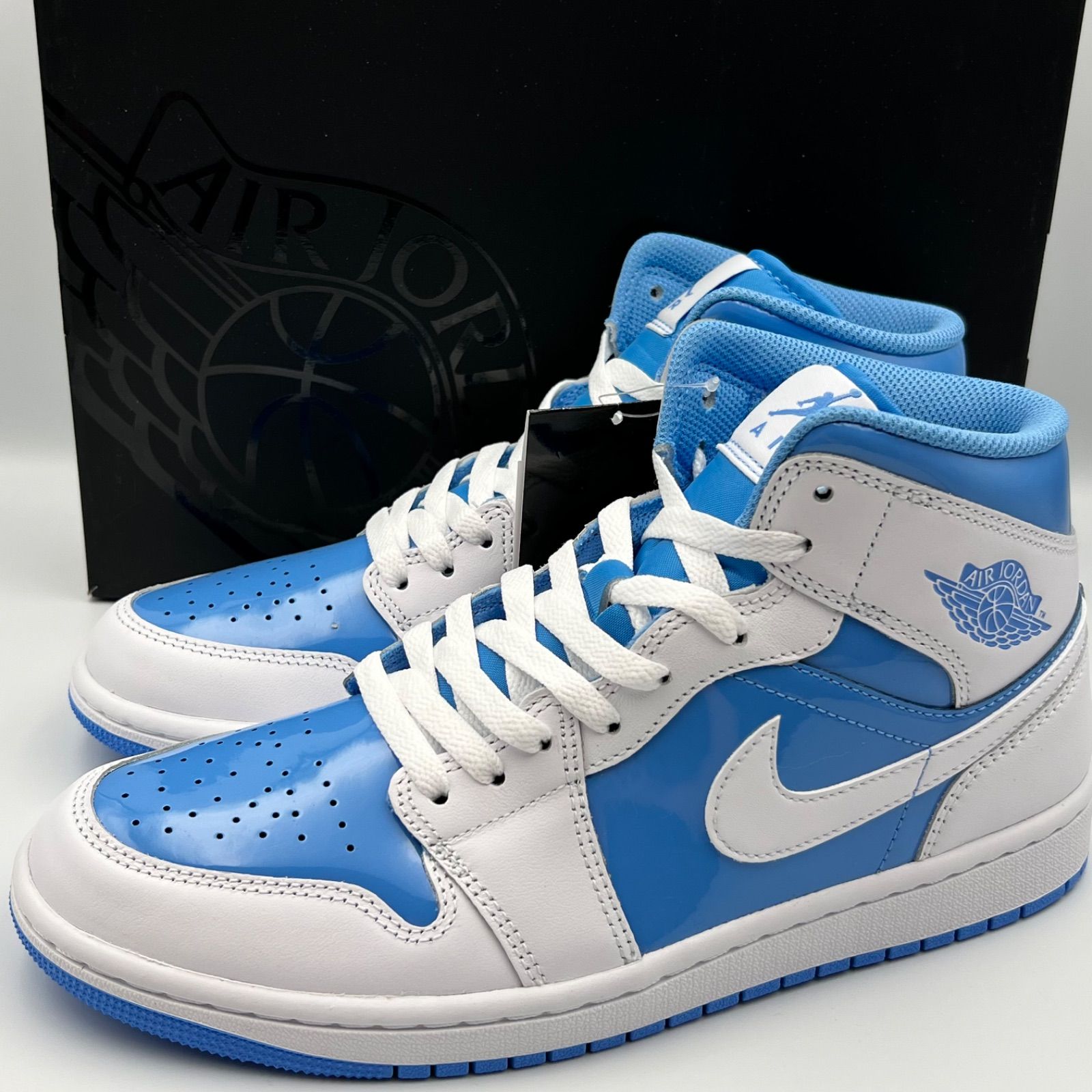 Nike Air Jordan 1 ホワイト/ブルー エア ジョーダン 1 ナイキ エアジョーダン ミッド NIKE AIR