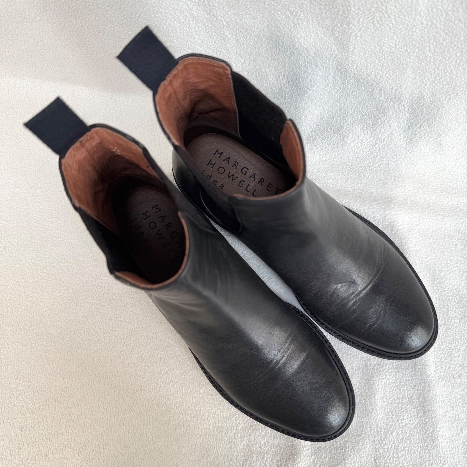 極美品・未使用級✨マーガレットハウエルアイデア サイドゴア ブーツ