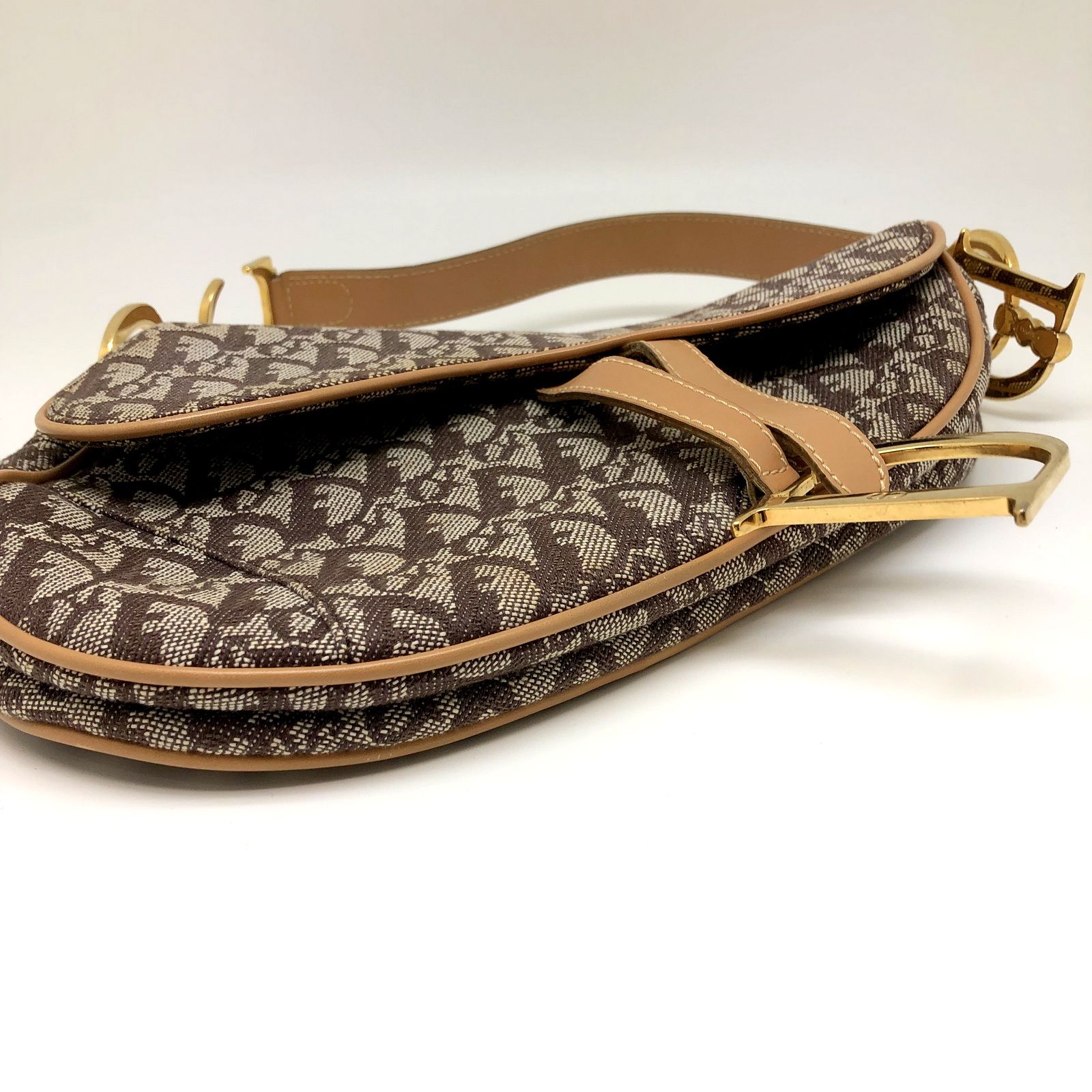 Christian Dior トロッター サドルバッグ 中古・古着通販】Christian Dior (クリスチャン ディオール