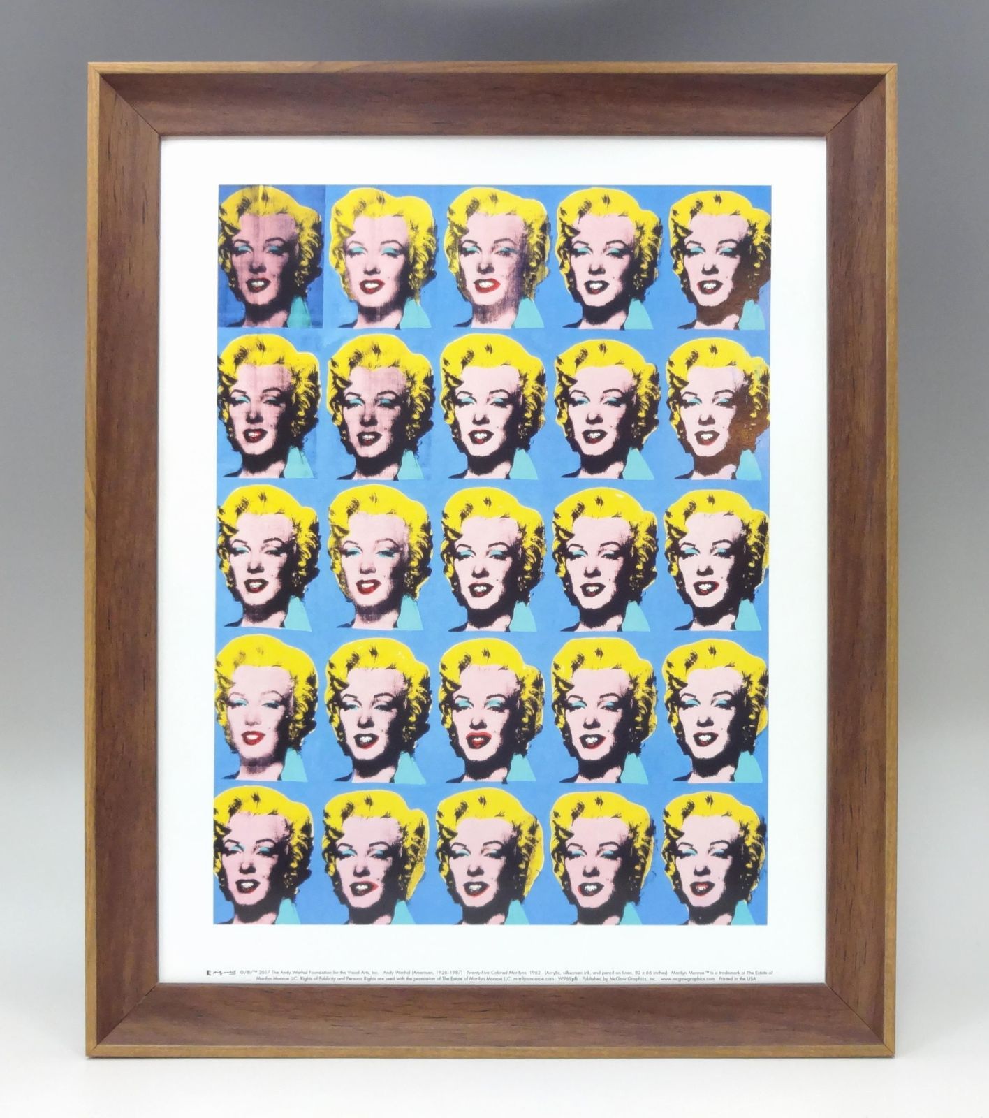 新品☆額付アートポスター☆Andy warhol☆アンディウォーホル☆1