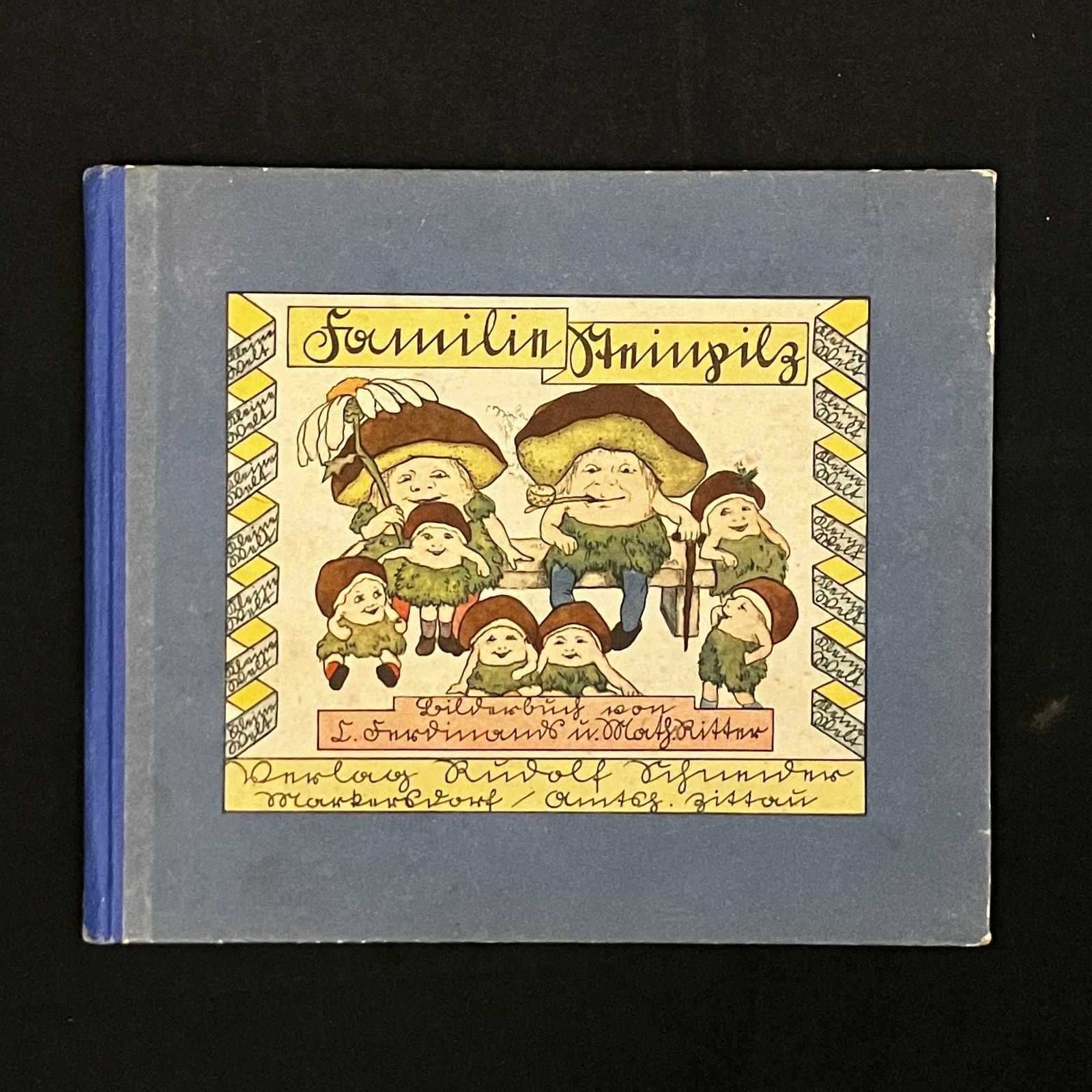 戦前洋書絵本】Familie Steinpilz Ferdinands, Carl きのこの