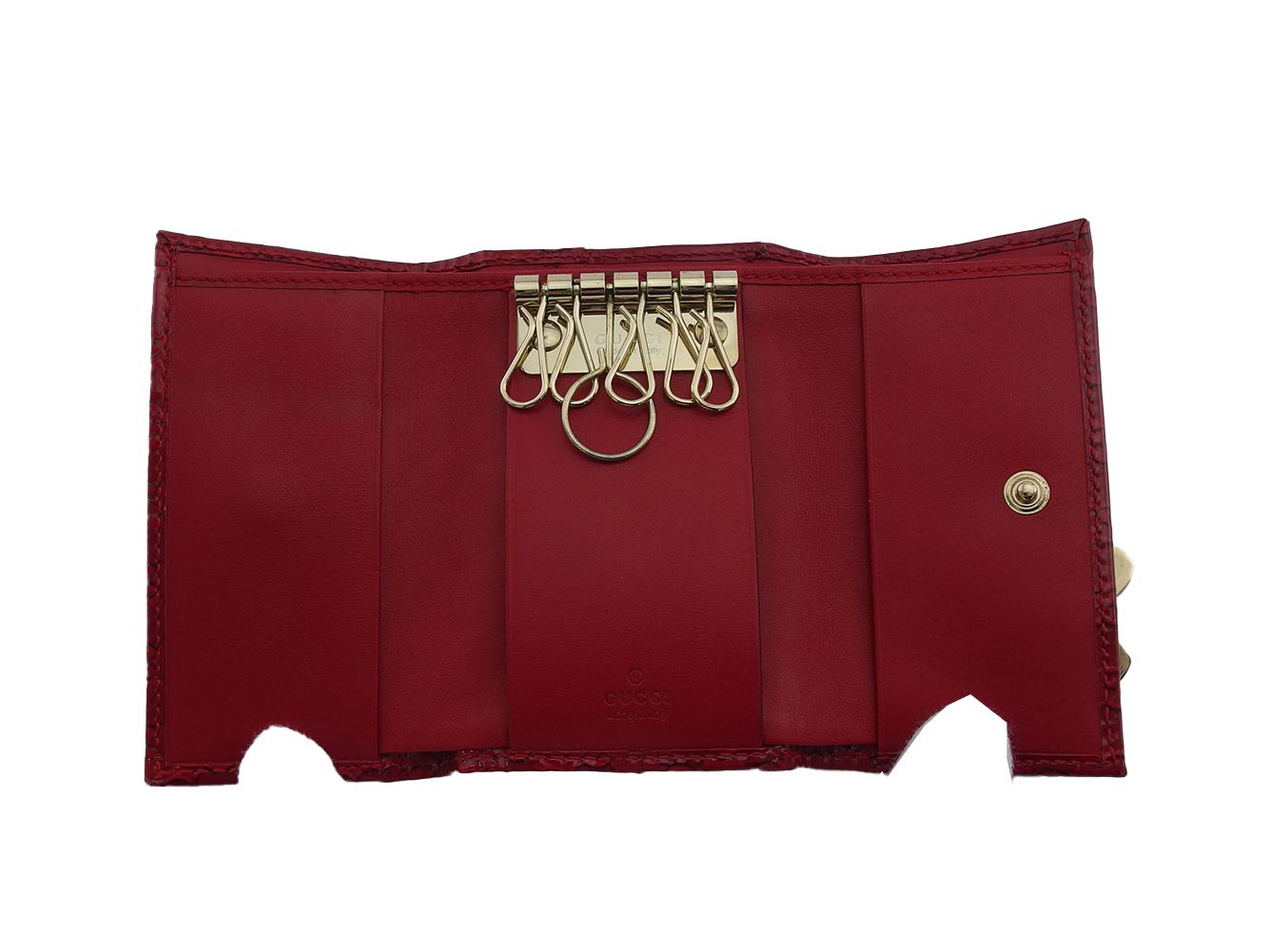 93 【本物保証】 GUCCI グッチ グッチシマ リボン レザー 二つ折り長