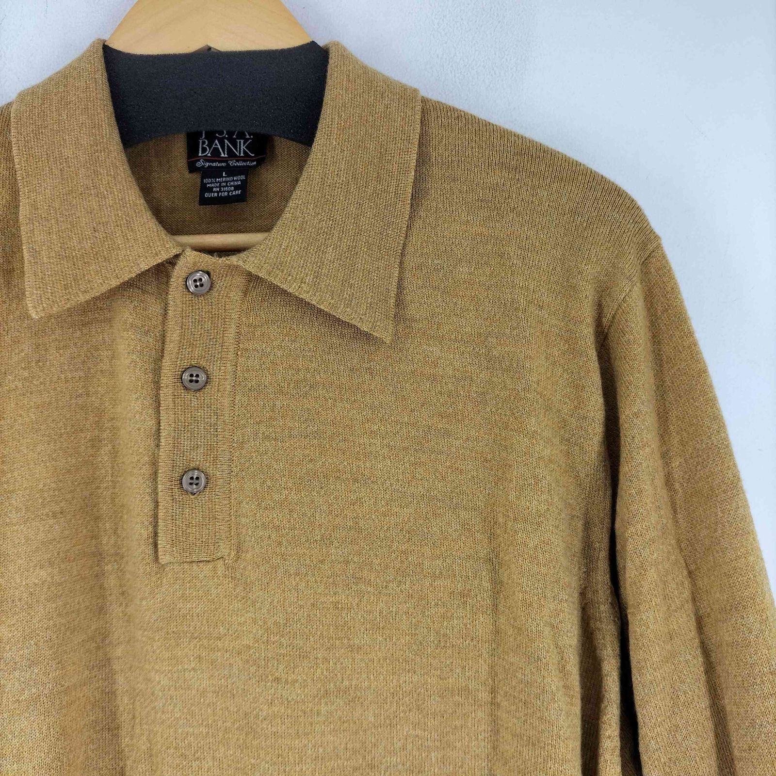 JOS.A.BANK ジョスエーバンク　チェスター　3XL相当　カシミヤ100% 90s JOS.A.BANK Black Cashmere Knit | VOLAR