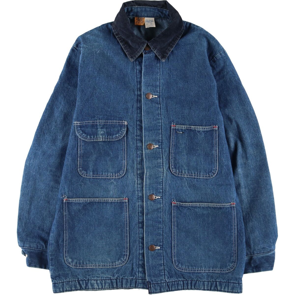 古着 70~80年代 ラングラー Wrangler BIG BEN ビッグベン デニムカバーオール USA製 メンズM相当 ヴィンテージ/eaa513577