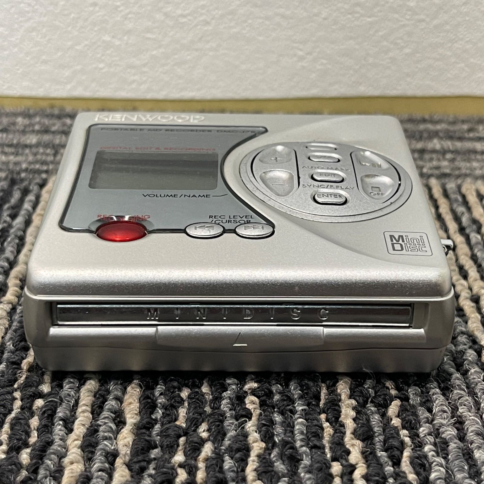 NPA】KENWOOD ポータブルMDレコーダー DMC–J7R ジャンク - メルカリ
