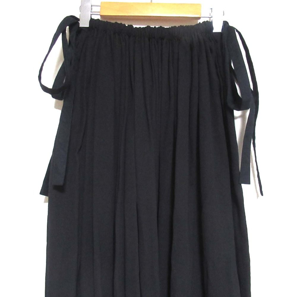 ヨウジヤマモトY's ギャザースカート ウエスト ゴム Yohji Yamamoto POUR HOMME (ヨウジヤマモト プールオム) 18AW