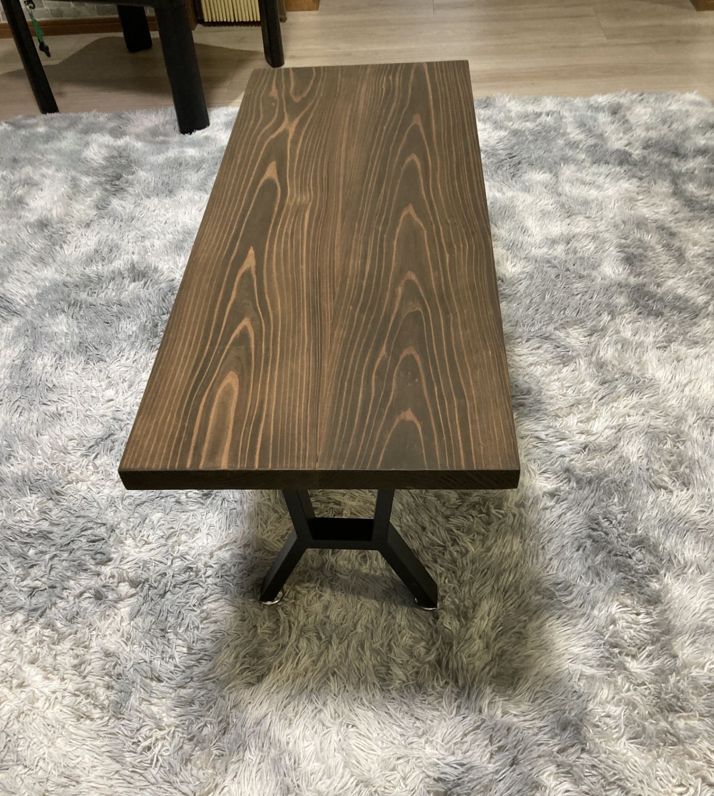 受注製作】アイアン脚☆カフェテーブル☆アンティーク☆サイドテーブル