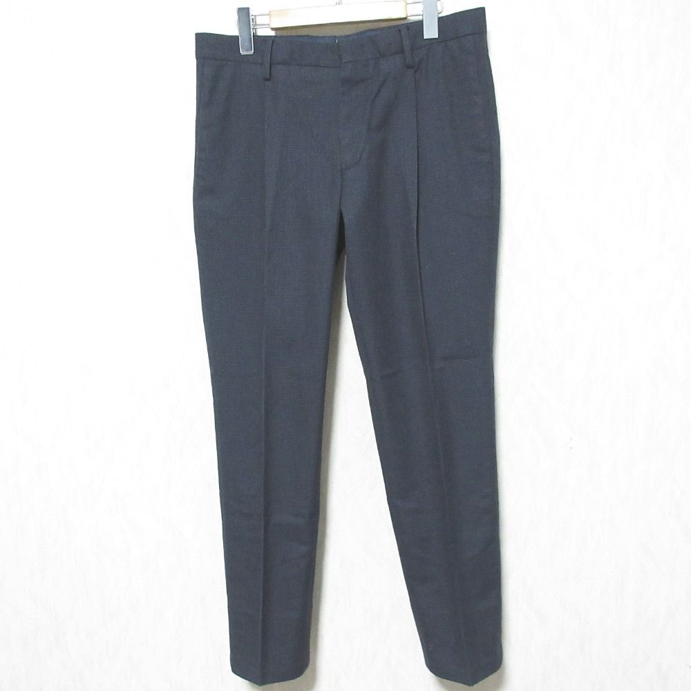 美品 Ermenegildo Zegna エルメネジルドゼニア コットン 千鳥格子柄