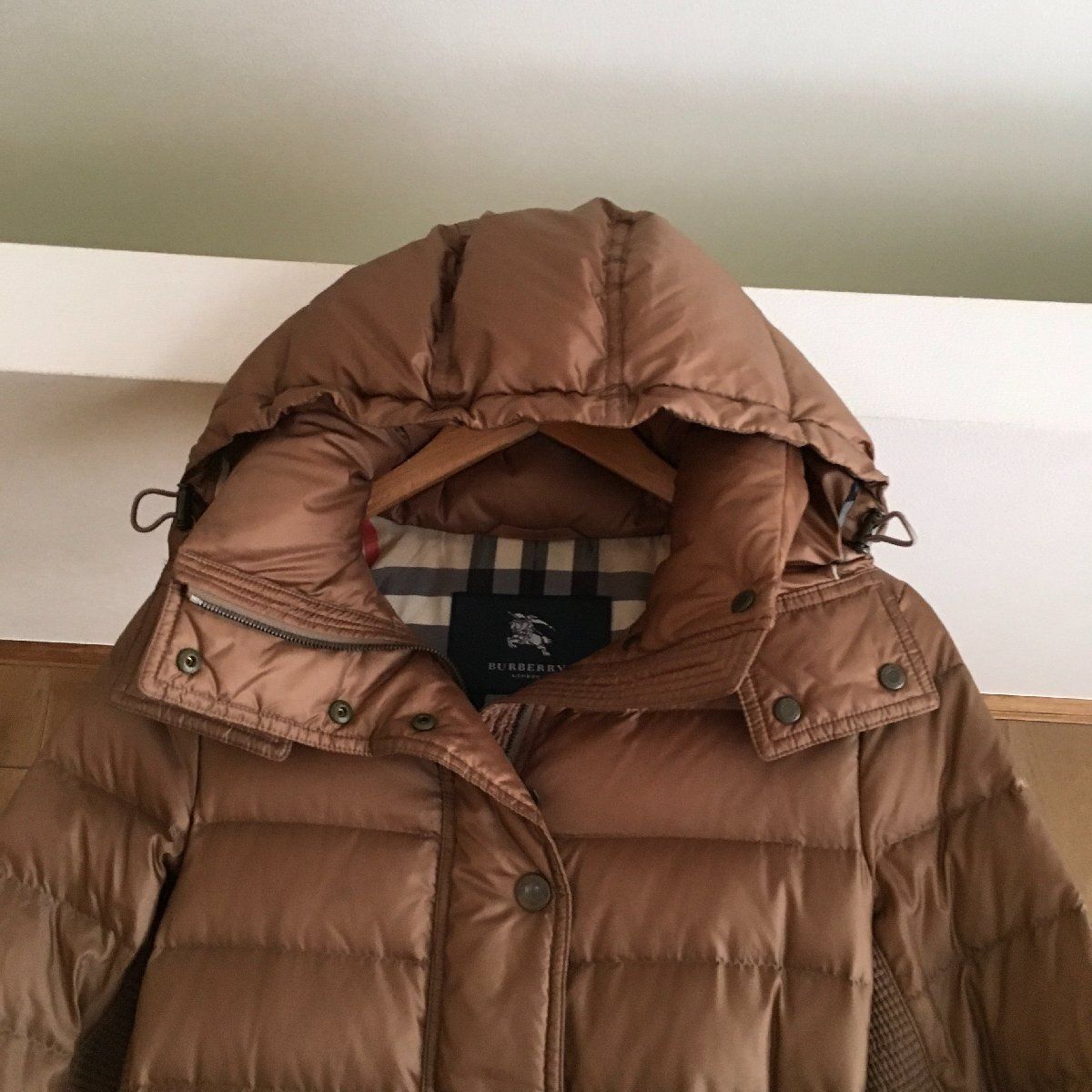 美品 BURBERRY LONDON バーバリーロンドン 高級 ファー ロング
