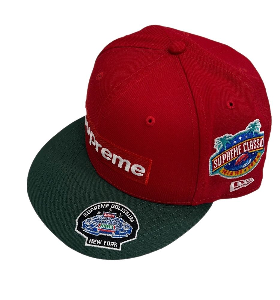 シュプリーム SUPREME ×New Era ニューエラ Chanpionships Box Logo チャンピオンシップス ボックスロゴ 赤 帽子 メンズ帽子 キャップ レッド 101hat-134