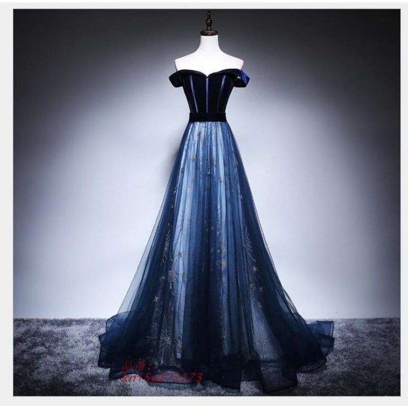 ロングドレス オフショルダー ドレス パーティードレス 10代 20代 成人式 ウエディングドレス ワンピース 30代40代 お呼ばれ 二次会披露宴 謝恩会 kni5a172173