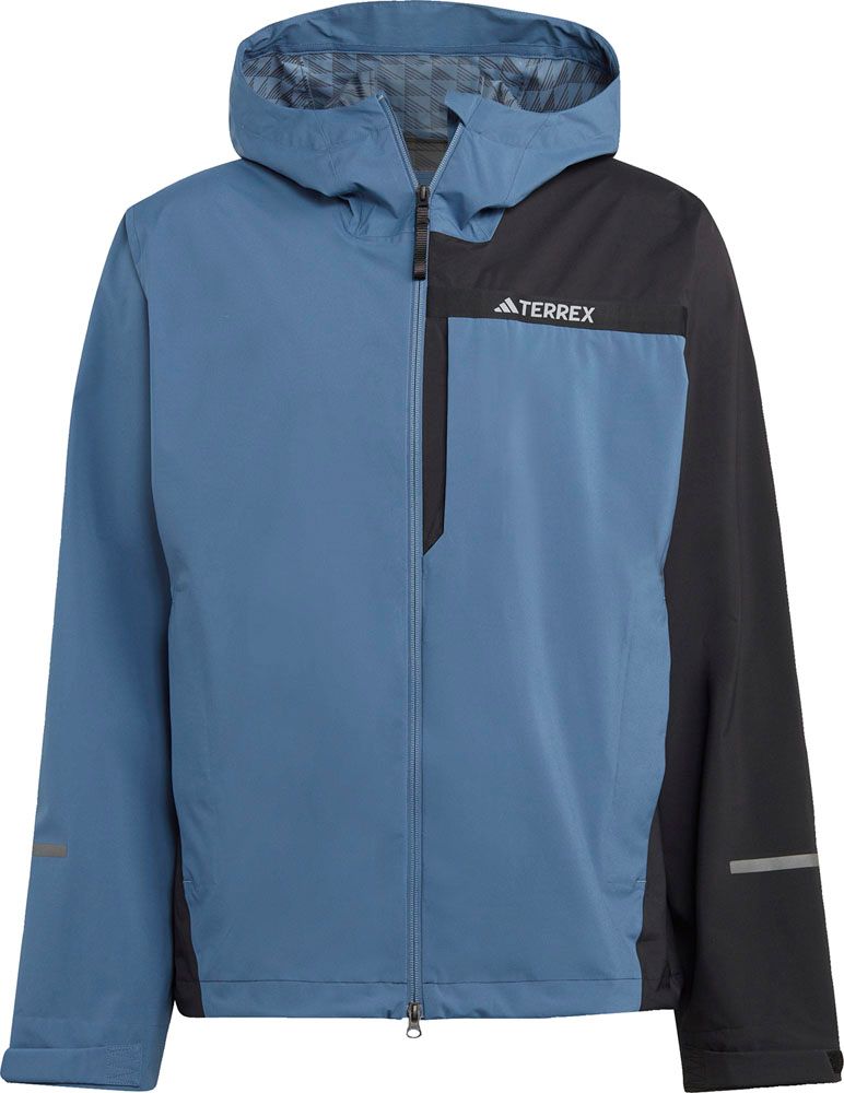 アディダス adidas アウトドア テレックス マルチ RAIN. RDY 2.5層構造 レインジャケット メンズ TERREX 2.5レイヤー アウター 雨具 通気性 ハイキング トレッキング DK874 HZ1383 ワンダースティール