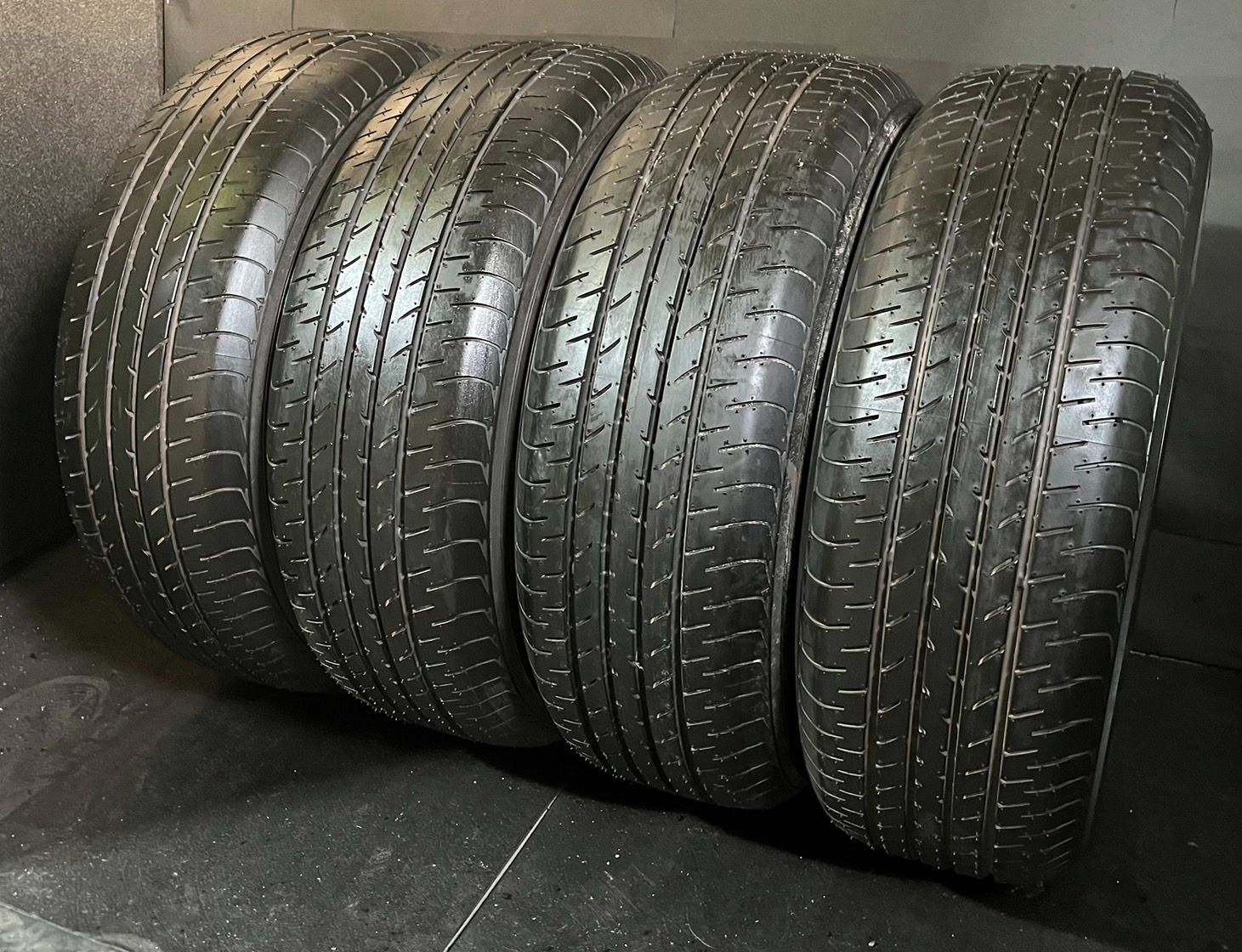 2018年製 イボ付き 約10分山 ヨコハマ YOKOHAMA ブルーアース BluEarth E51 225 60R17 4本 h_456