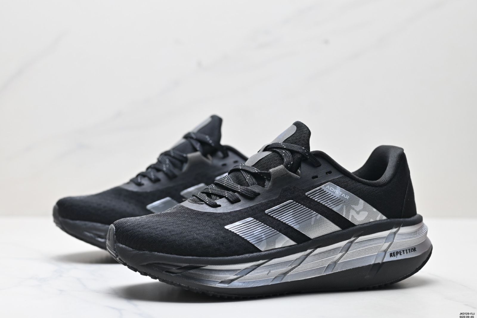 Adidasアディダス新モデルメンズマラソン耐摩耗クラシックランニングシューズ-MM輸入1