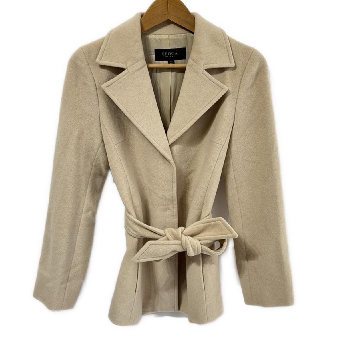 EPOCA(エポカ) コート サイズ40 M レディース美品 - ベージュ 長袖/秋