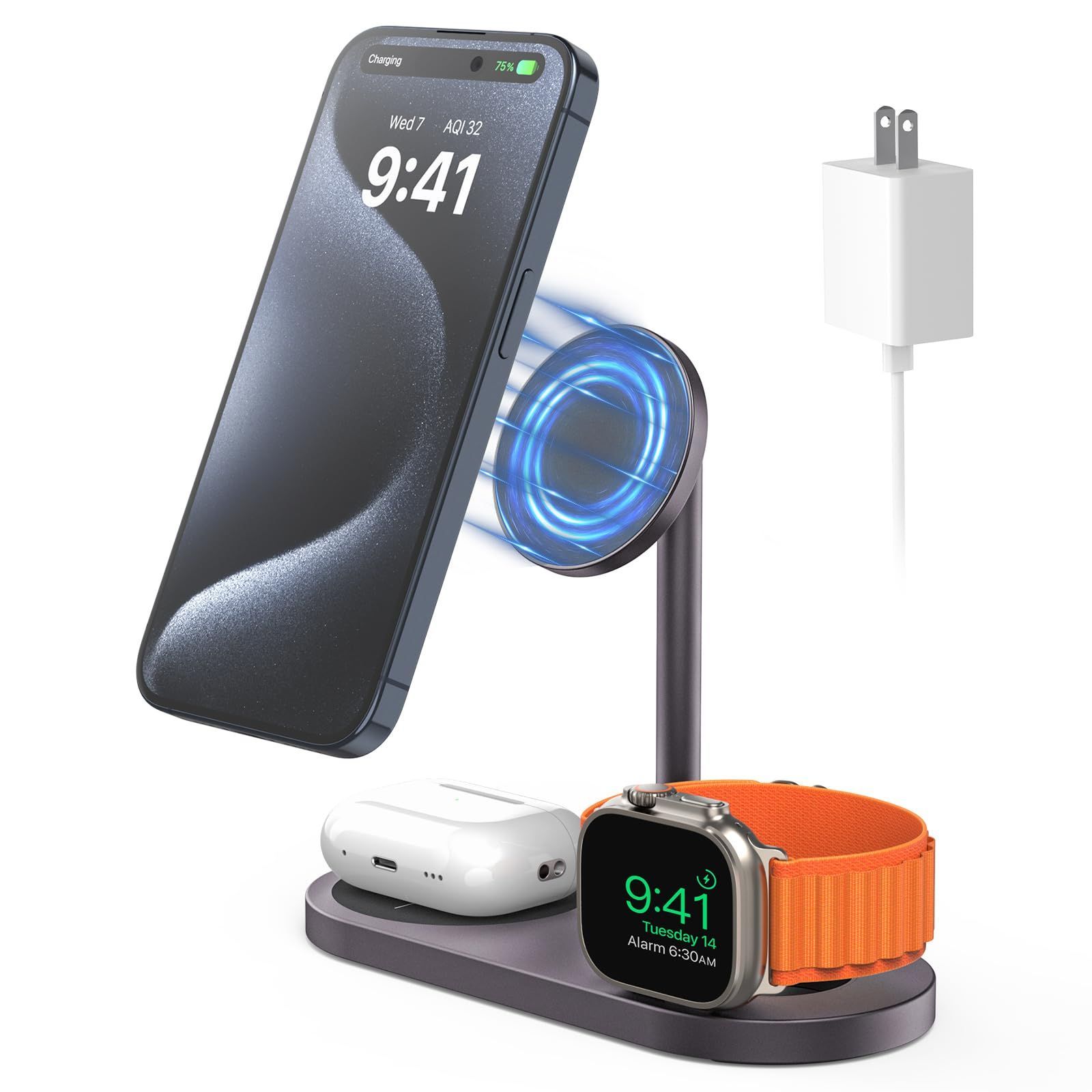 AirPods|アップルウォッチ充電器 日