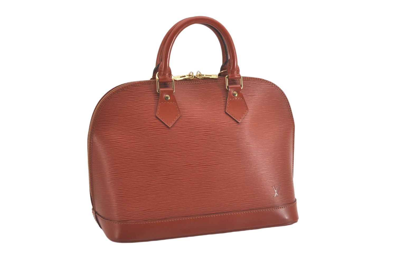 LOUIS VUITTON ルイヴィトン エピ アルマ PM ハンドバッグ ブラウン M52143 LV 1523N