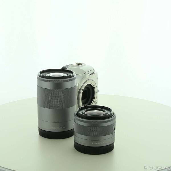 【美品】EOS Kiss M2（ホワイト）・ダブルズームキット 楽天市場】キャノン Canon EOS Kiss M2 ミラーレス一眼カメラ