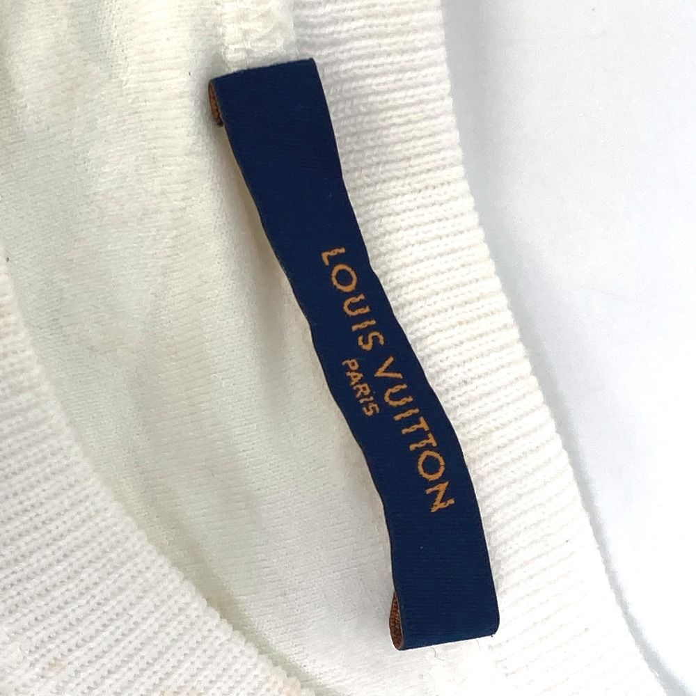 ルイヴィトン LOUIS VUITTON ロゴ タオリング シティー ラグラン  アパレル トップス パイル 半袖Ｔシャツ コットン ホワイト