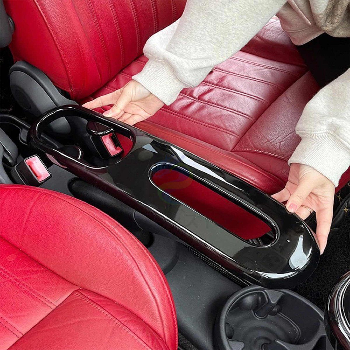 ABARTHアバルトカーボンサイドブレーキカバー 希少 アバルト リアル