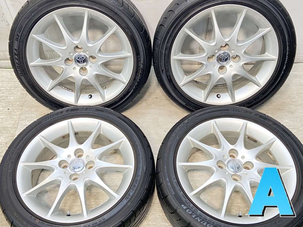 195/50R16  nダンロップ ディレッツァ DZ101 nトヨタ純正  n16x6.0 45 100-4穴 n中古タイヤ サマータイヤ ホイールセット 4本セットn s16241012601