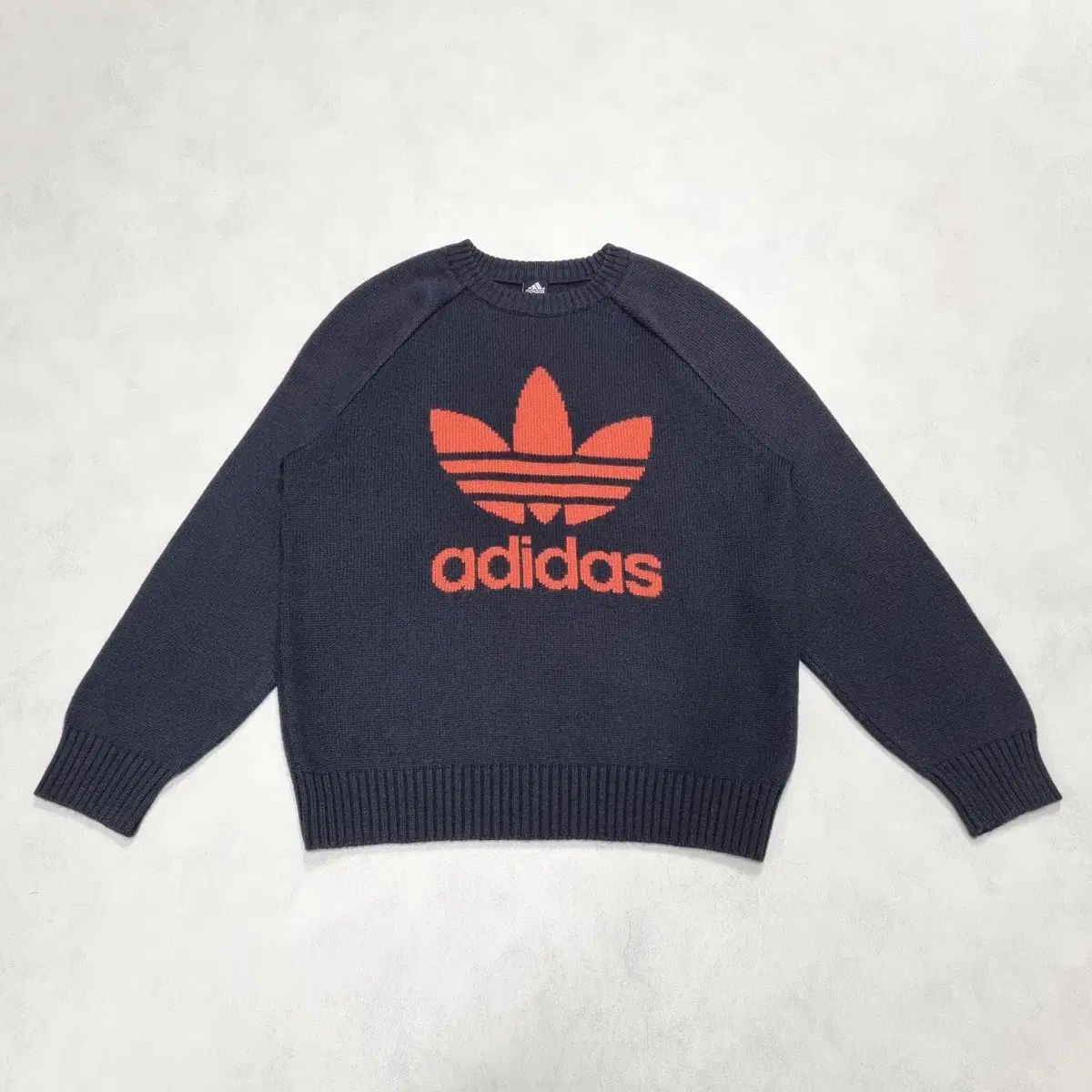 ヴィンテージ adidas(アディダス) トレフォイル ファイヤーバード ニット セーター ー 100 セーター オールドスクール