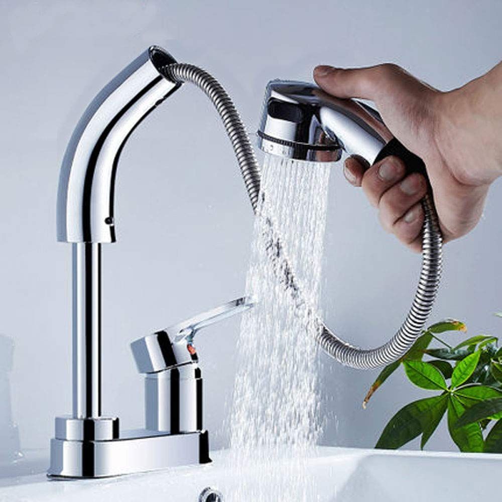 シャワーが切り替え ホース引き出し式