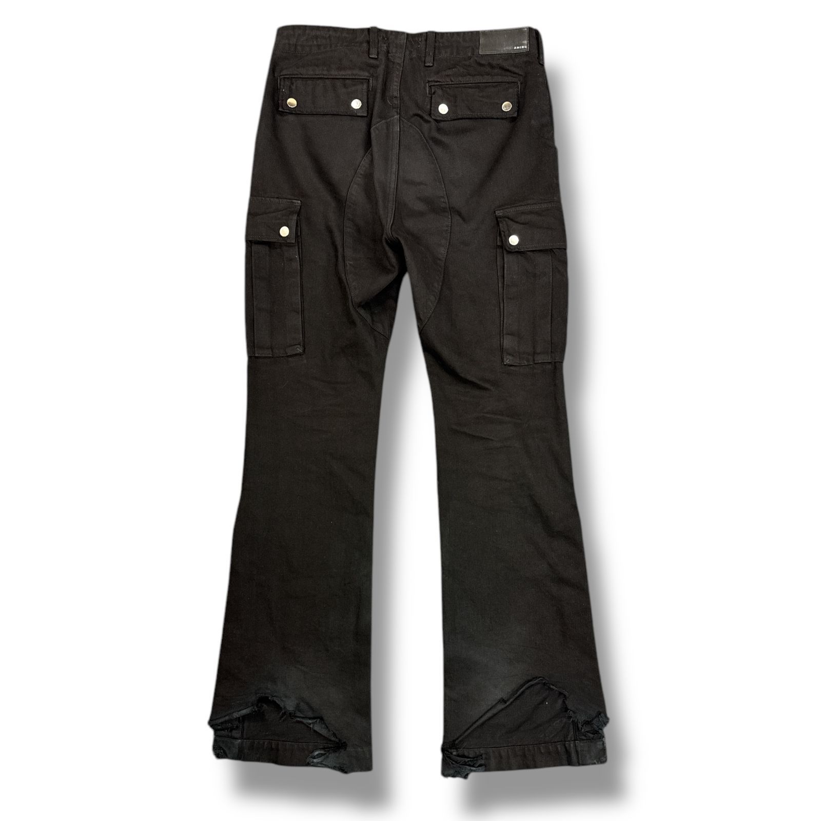 国内配送【AMIRI】ダメージ フレア ジーンズ