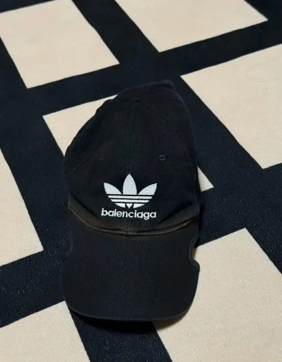 L BALENCIAGA バレンシアガ x Adidas アディダス キャップ ブラック