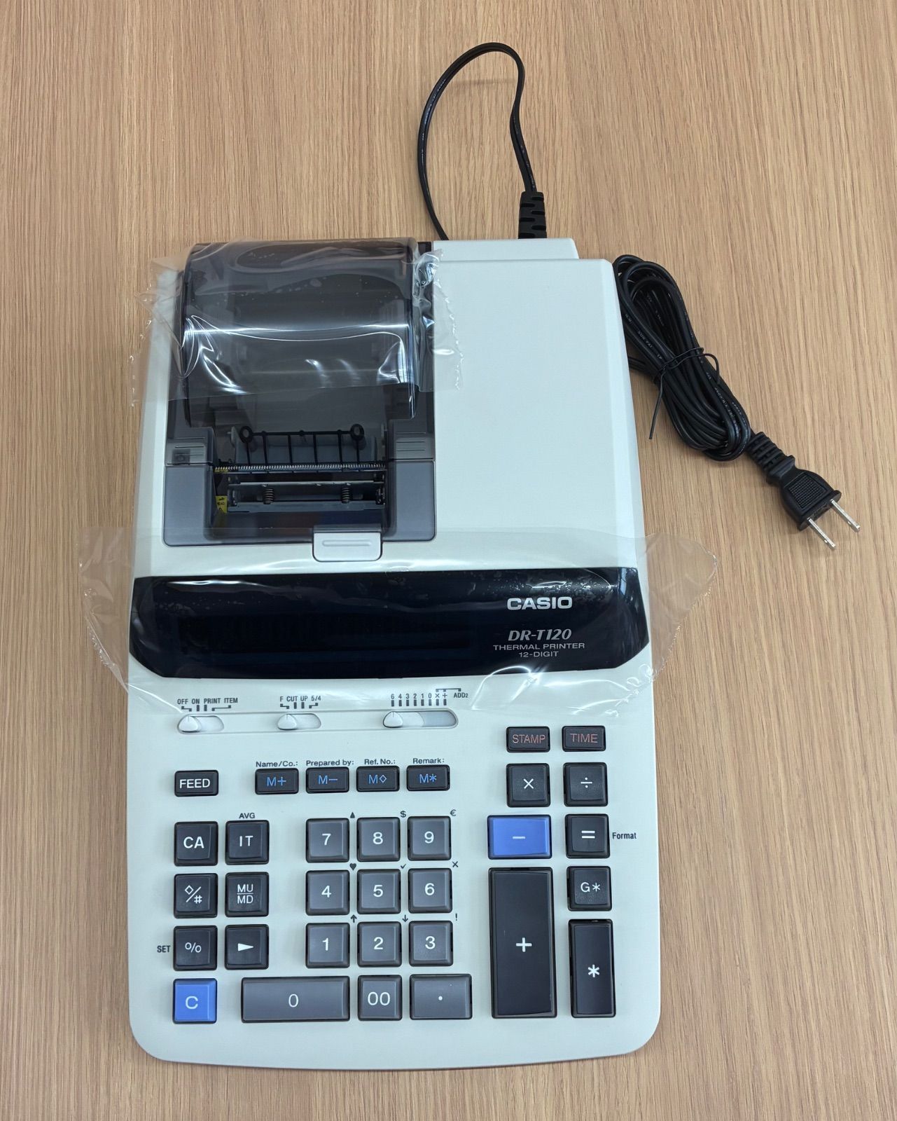 CASIO DR-T120WE 加算式電卓 12桁 サーマルプリンター SKLAD-KIRPICHA_RU