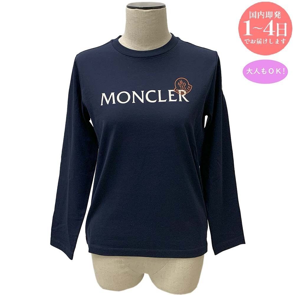 MONCLER モンクレール ロンT ネイビー MONCLER モンクレール ロンT長袖Tシャツ 青 M モンクレール MONCLER